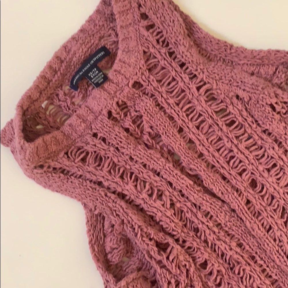 American eagle long sweater tank